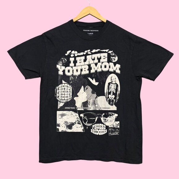 Phoebe Bridgers ICU Punisher I Hate Your Mom Rock Tee L - Picture 1 of 4